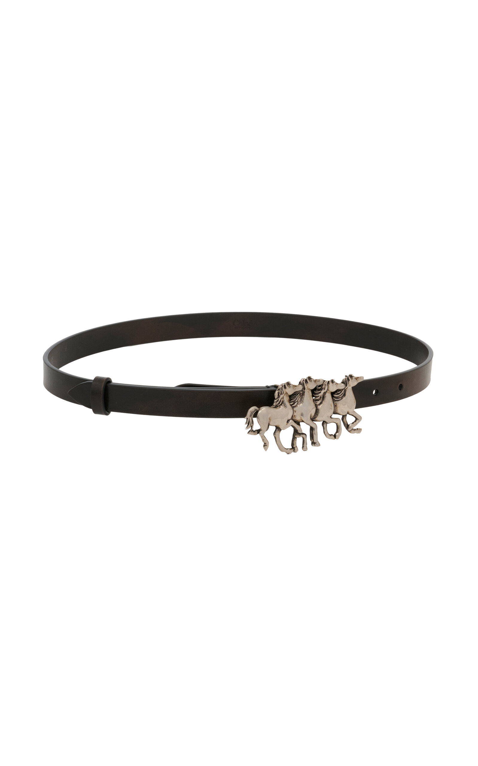 Chloé Running Horses Leather Belt - Moda Operandi | Moda Operandi (Global)