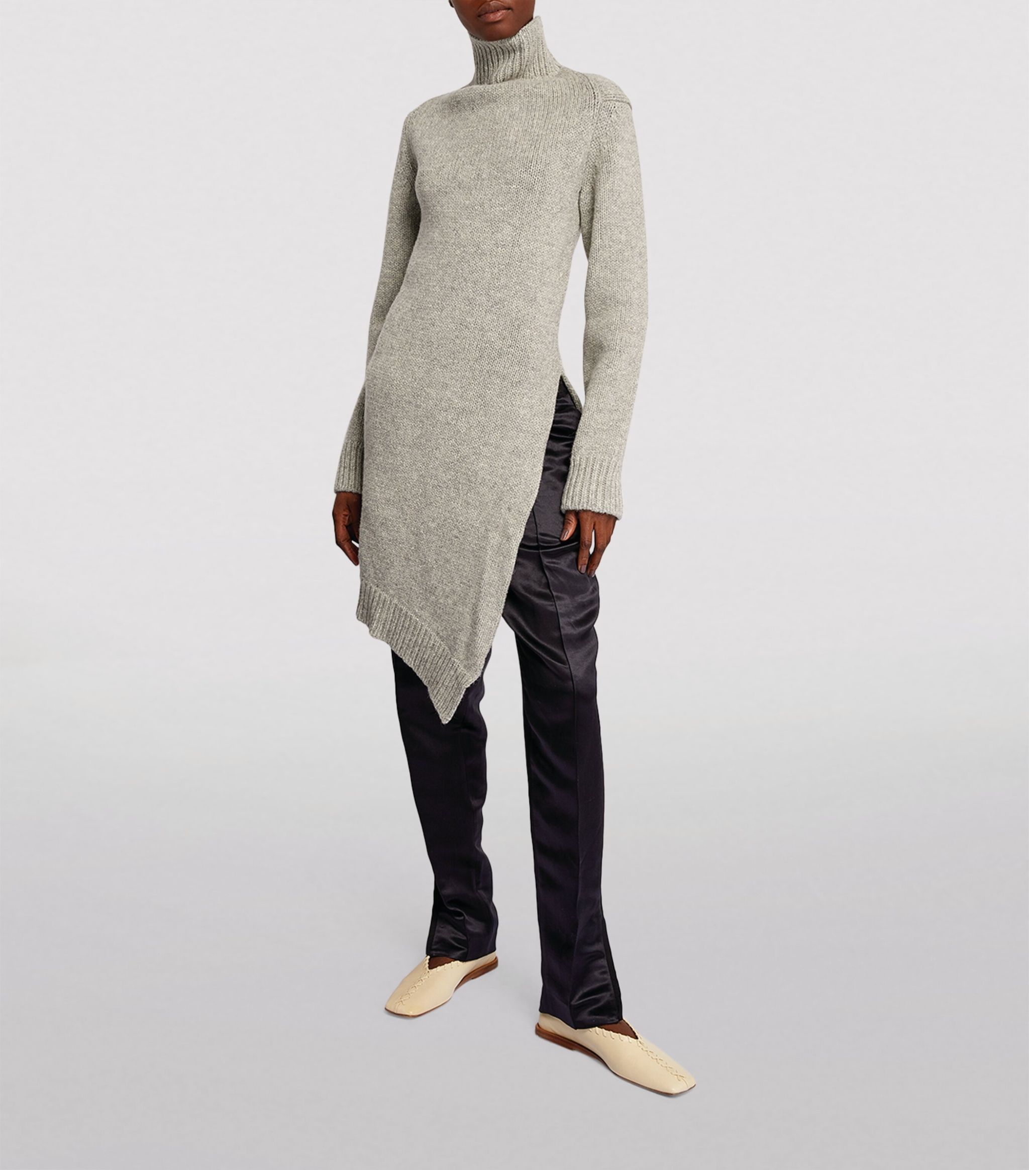 Wool Asymmetric Tunic Sweater | Harrods