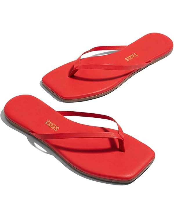 TKEES Women's Square Toe Lily Flip-Flop | Amazon (US)