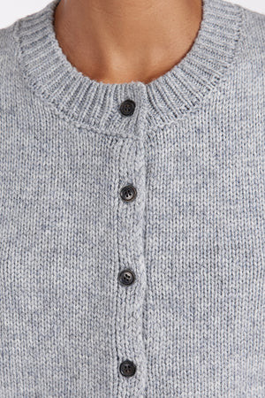 FOSTER SILVER MARLE KNIT VEST | DISSH