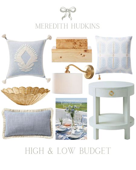 Meredith Hudkins, preppy, classic home decor, timeless style, Serena and Lilly, throw pillow, accent pillow, blue lumbar pillow, fringe pillow face pottery, barn, studio, McGee shae McGee Co. taper candle holder, candlestick artificial flowers Amazon home hardware round picture frame, living room bedroom, primary bedroom, guest bedroom, nursery, entryway, coastal home decor 

#LTKFindsUnder100 #LTKHome #LTKSaleAlert