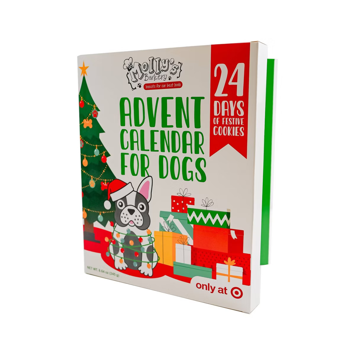 Molly's Barkery 24 Day Advent Calendar Cinnamon and Apple Flavor Dog Treats - 8.64oz | Target
