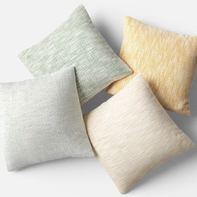 Textured Woven Cotton Square Throw Pillow - Room Essentials™ | Target
