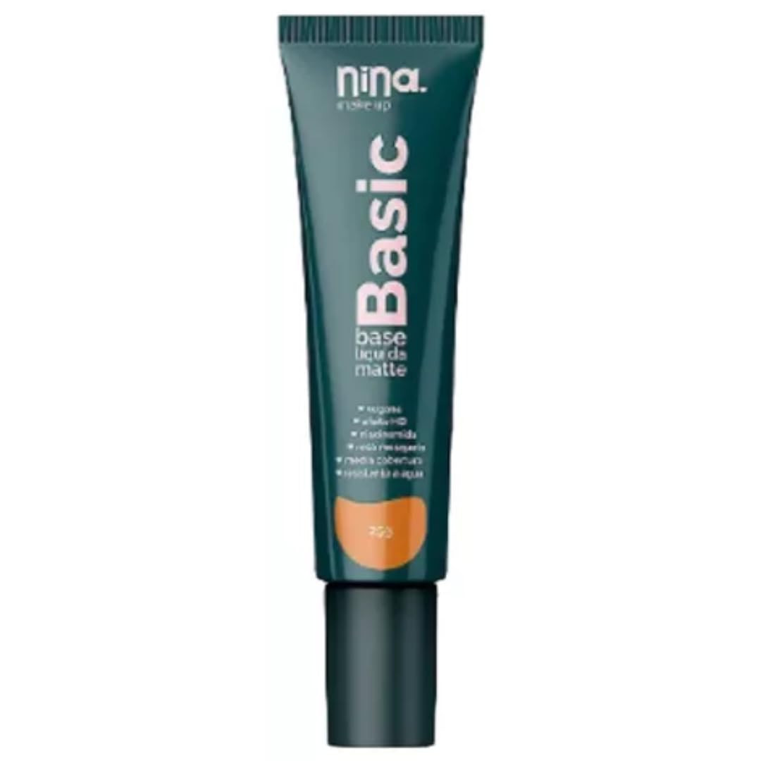 Base Líquida Basic - Nina Makeup Cor 6 | Amazon (BR)