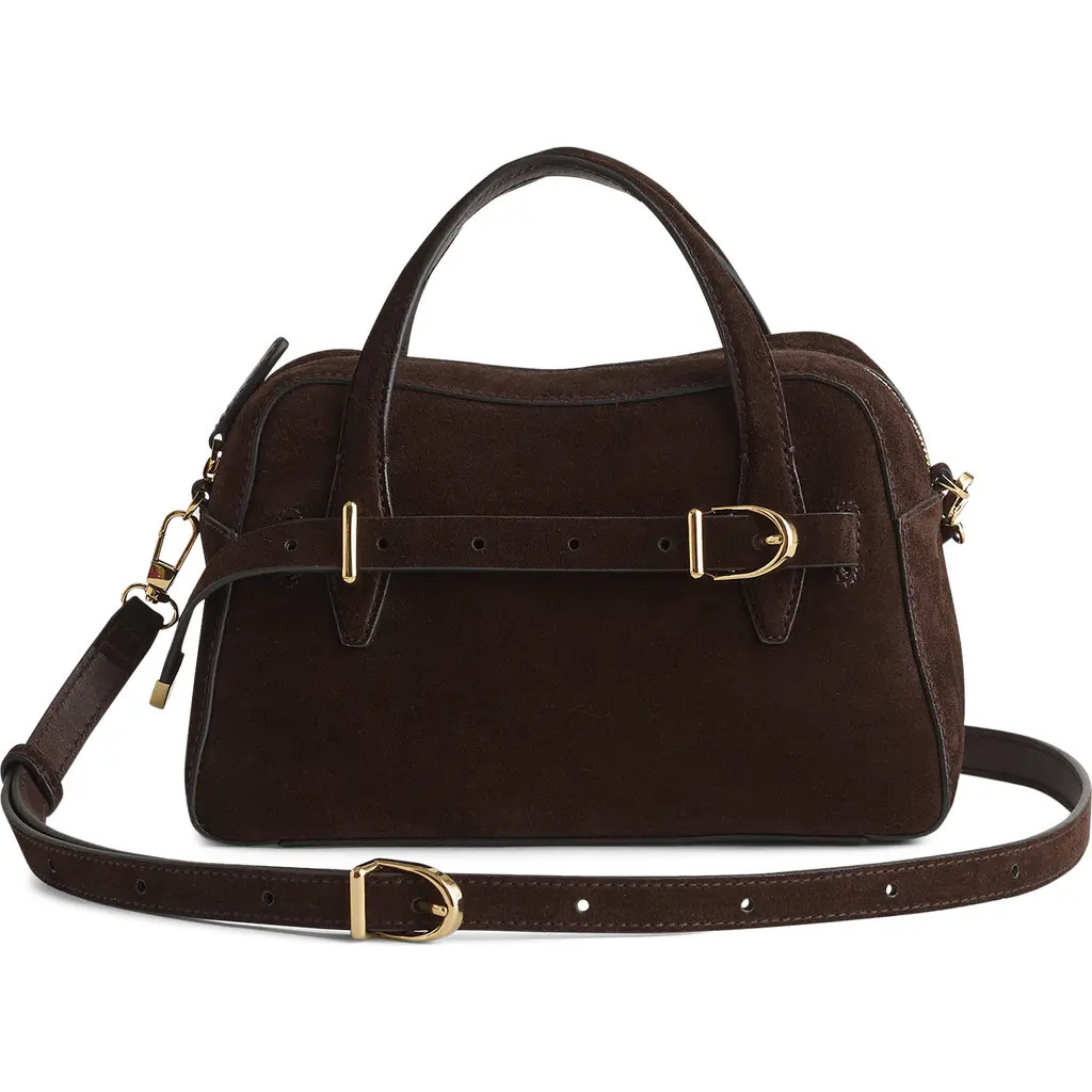 Madewell The Mini Belted Crossbody Bag in Dark Carob at Nordstrom | Nordstrom
