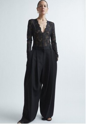 Raey BRAND NEW GIANT Viscose wool trousers Size 14 | eBay UK