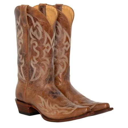 Shyanne Women s Sylvie Dublin Vintage Western Boot Snip Toe Tan 7 1/2 M US | Walmart (US)