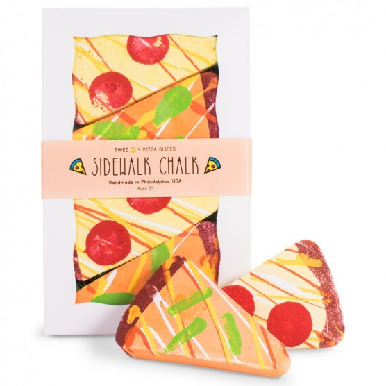 Twee Cheesy Pizza Sidewalk Chalk | The Tot