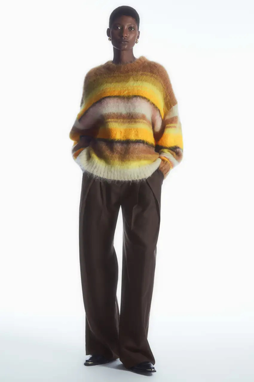 MOHAIR CREW-NECK SWEATER | COS (US)