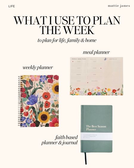 What I use to plan the week and stay organized

#LTKfindsunder50 #LTKhome #LTKfindsunder100