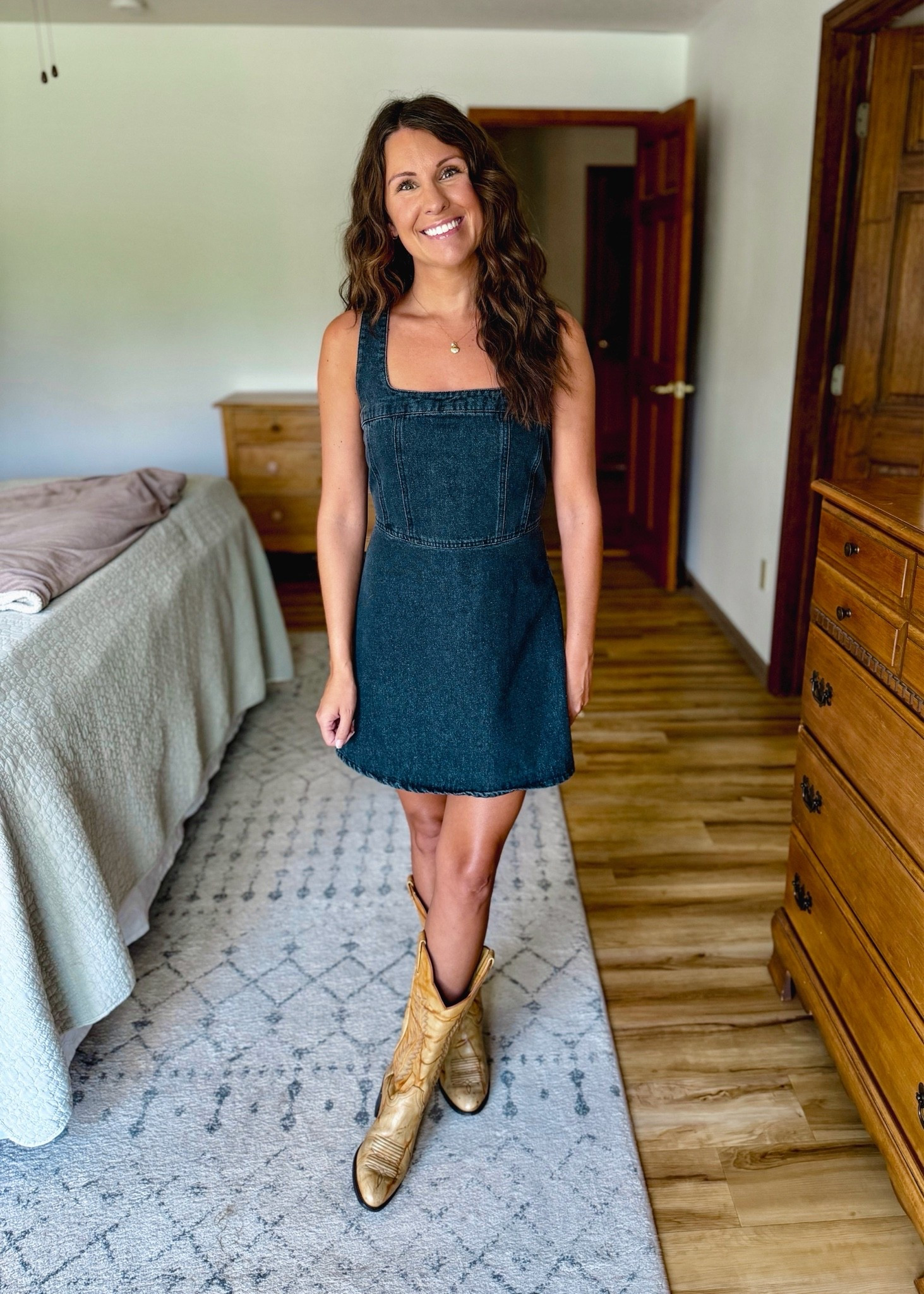 Country concert outfit 🤠🎶

xs in my black denim dress🖤.

 my cowboy boots are thrifted so I linked similar and my heels are also older, so I linked similar.

#LTKPetite #LTKgrwm #LTKootd