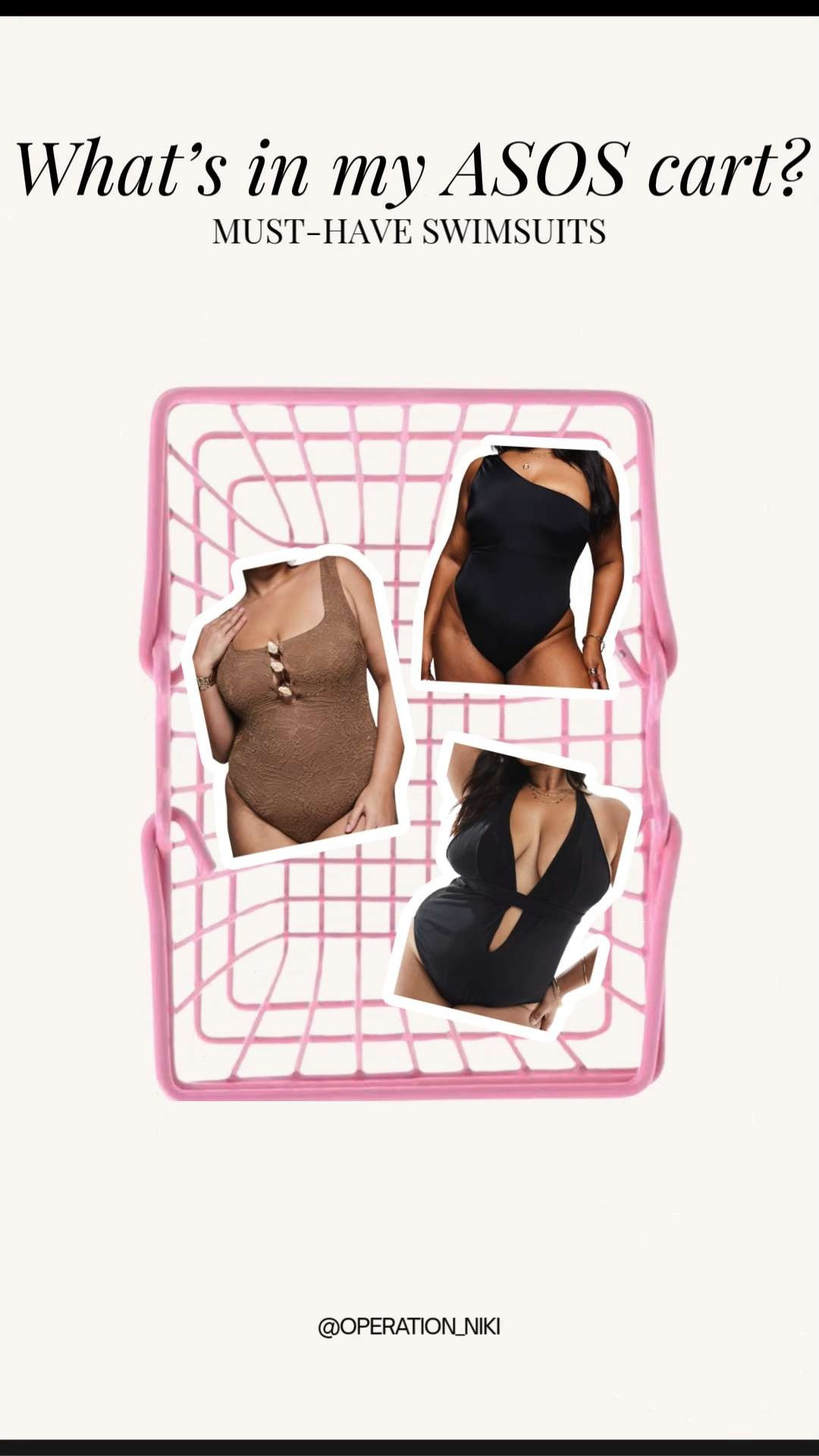 Wondering what’s in my ASOS cart? 🛒 I’ve rounded up my favorite must-have swimsuits for your next getaway. Finding pieces that offer both style and a great fit is key, and these selections are perfect for a polished, chic poolside look.

I’m currently loving these classic silhouettes—from the sleek one-shoulder black one-piece to the textured earth-toned options. These swimwear finds are timeless staples that work beautifully for any beach or pool day. Whether you’re planning a tropical escape or a local staycation, these styles are the perfect addition to your summer wardrobe. ☀️🌊

Follow for more @OPERATION_NIKI on IG, TikTok, & Facebook

#ASOSHaul #SwimwearFinds #VacationStyle #ChicSwim #OperationNiki #BeachEssentials #SummerFashion #SwimsuitInspo #TravelReady #MinimalistStyle #ASOSDesign 

 #LTKMidsize #LTKPlusSize #LTKSwim