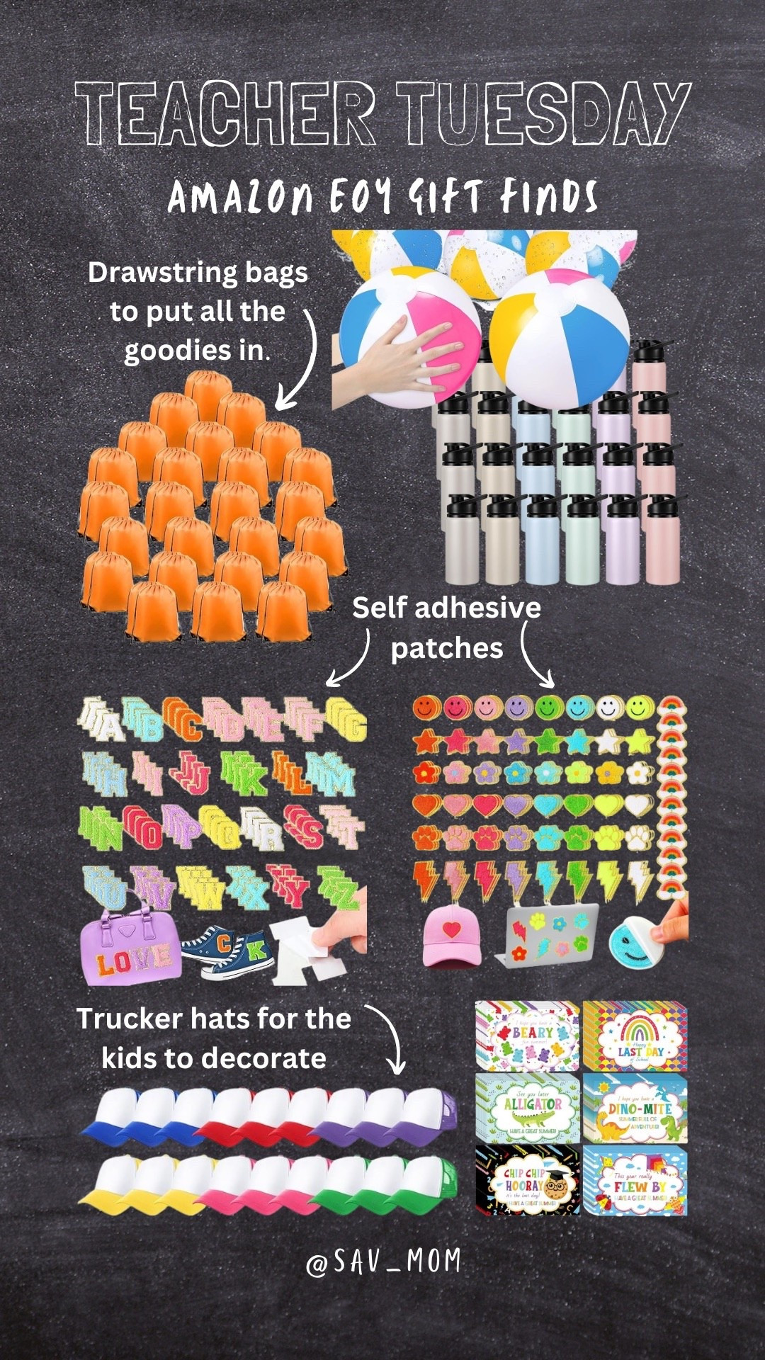 Do you give your students end of year gifts? My teacher bestie and I did these for our kiddos last year and they had a great time decorating their hats and signing each other’s beach balls. 

#teacherlife #oeygift #studentgifts