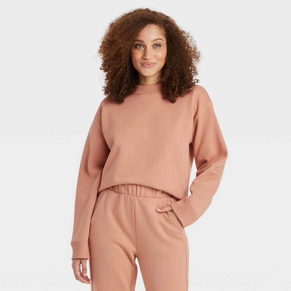 Women's Sweatshirt - A New Day Blush XS | Target