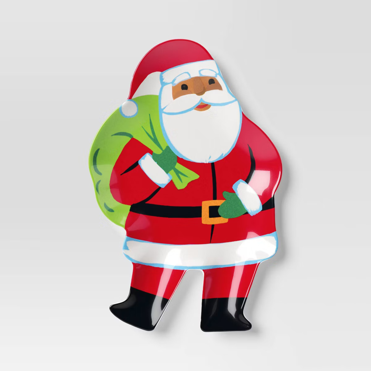 7.3" Melamine Christmas Santa Dinner Plate Red - Wondershop™ | Target