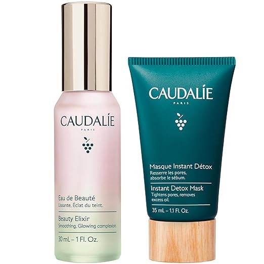 Caudalie Allure Best of Beauty 2024 Winners Travel-Sized Duo, Beauty Elixir Face Mist and Instant... | Amazon (US)