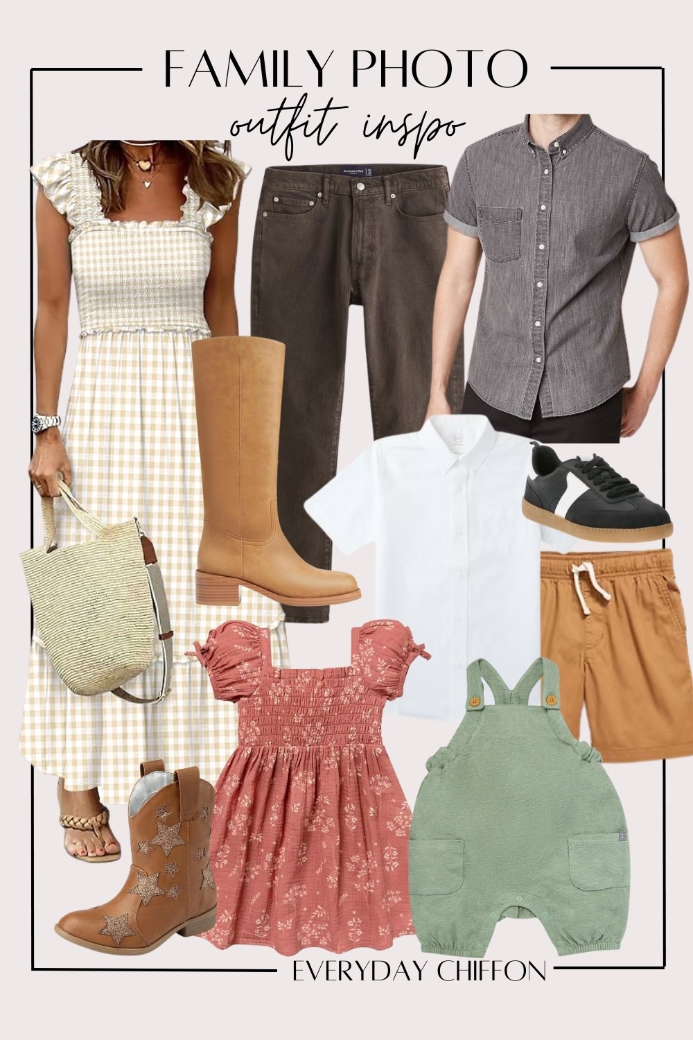 Family photo outfit inspo, what we’re wearing

Family photos, fall family photos, family photoshoot, family pictures 