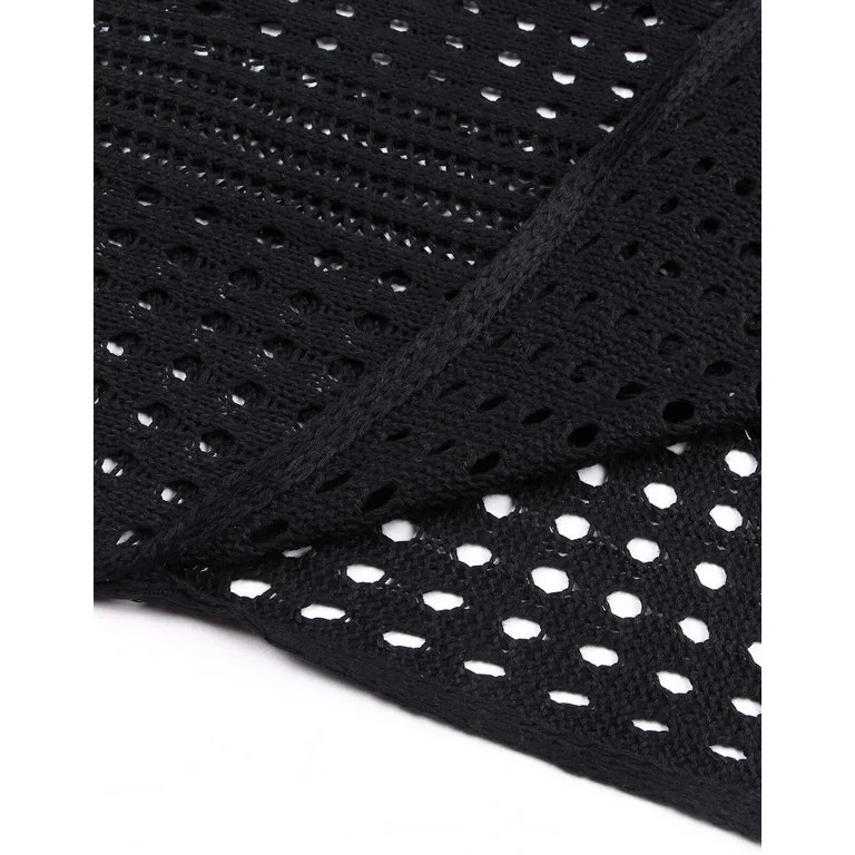 Women Swimsuit Cover up Bikini Sleeveless Beach Dress Crochet Hollow Out Coverup Alsol Lamesa | Walmart (US)