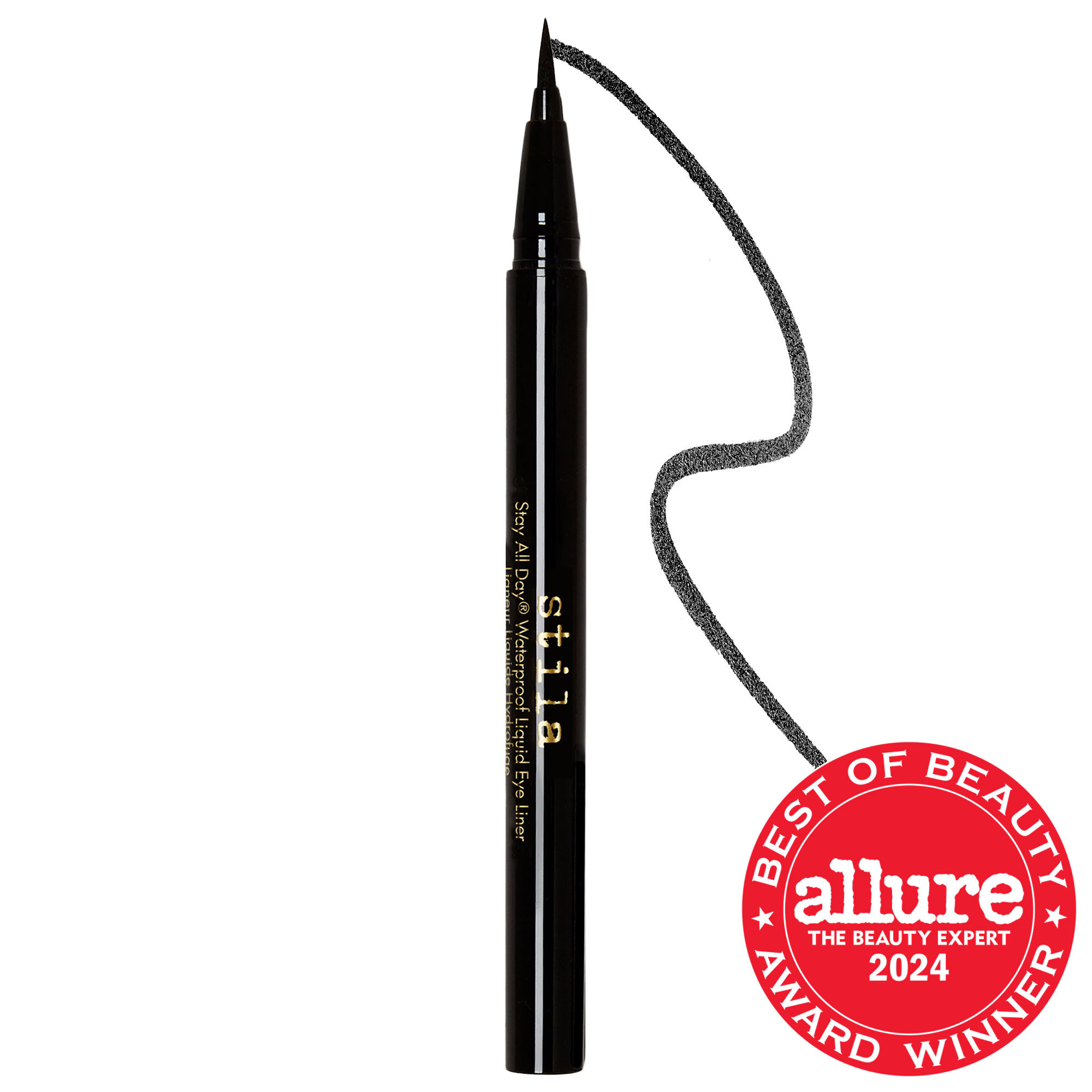 stila Stay All Day Waterproof Liquid Eye Liner Intense Black 0.016 oz/ 0.5 mL | Sephora (US)