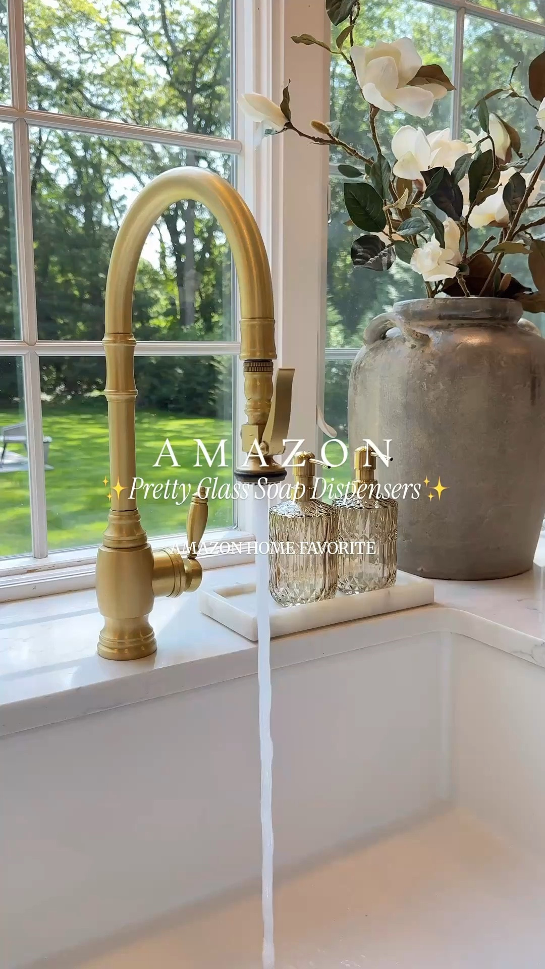 These light brown glass soap dispensers are a follower favorite, and bestseller from Amazon. ✨ It’s like jewelry for your kitchen.



#LTKmorningroutine #LTKHome #LTKSaleAlert