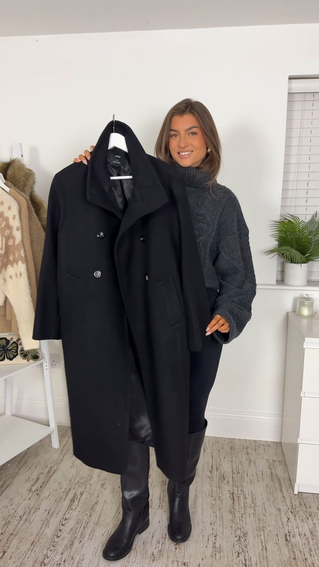 Styling a black coat for winter ❄️ My discount code for The Couture Club (jumper) is INDIA15 🥰🥰 pr x 

#LTKwinter #LTKeurope #LTKstyletip