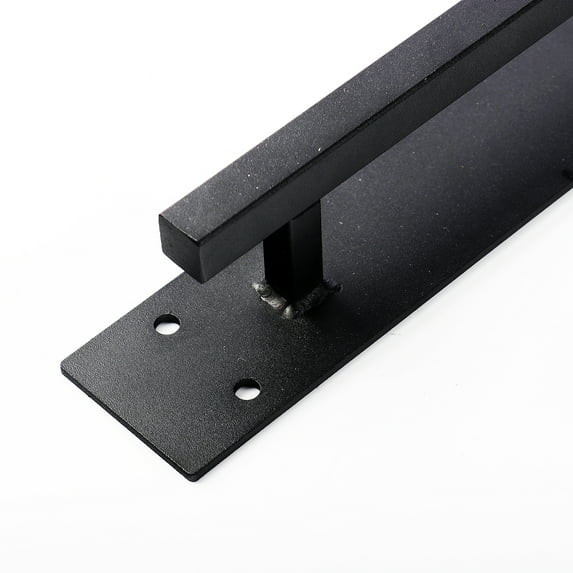 ATT Hardware 12" Sturdy Sliding Barn Door Handle Flush Pull Set-Matte Black-Square | Walmart (US)