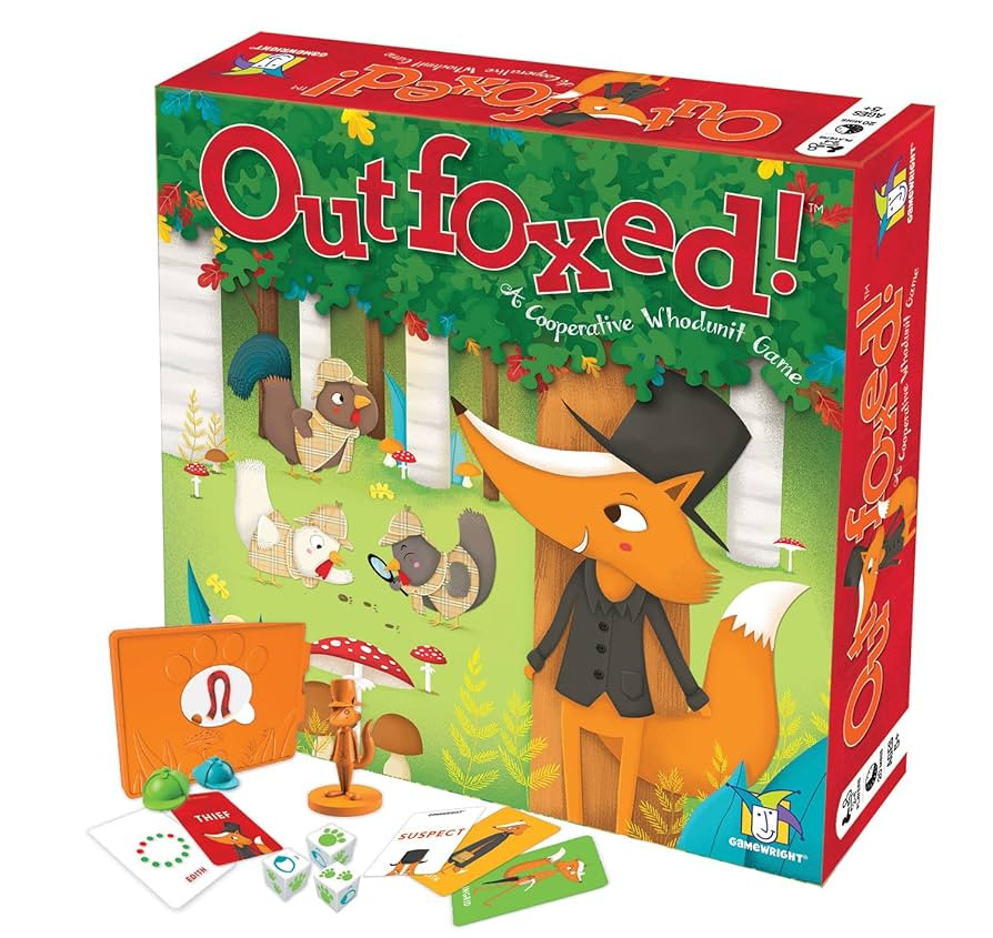 OUTFOXED, A CLASSIC WHO DUNNIT GAME FOR PRESCHOOLERS, 4 players | Amazon (US)