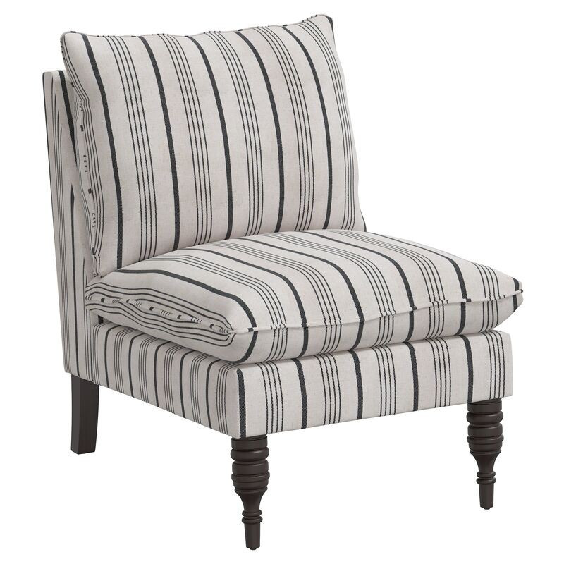 Daphne Slipper Chair, Alcot Coal | One Kings Lane