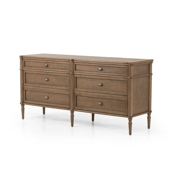 Toulouse 6-Drawer Oak Veneer Dresser | Scout & Nimble