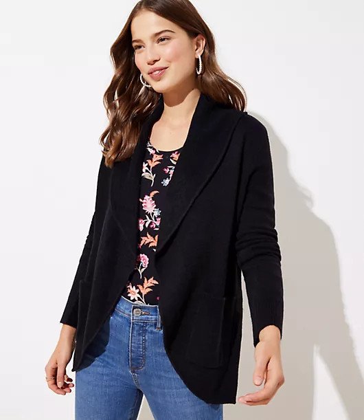 Cozy Open Cardigan | LOFT | LOFT