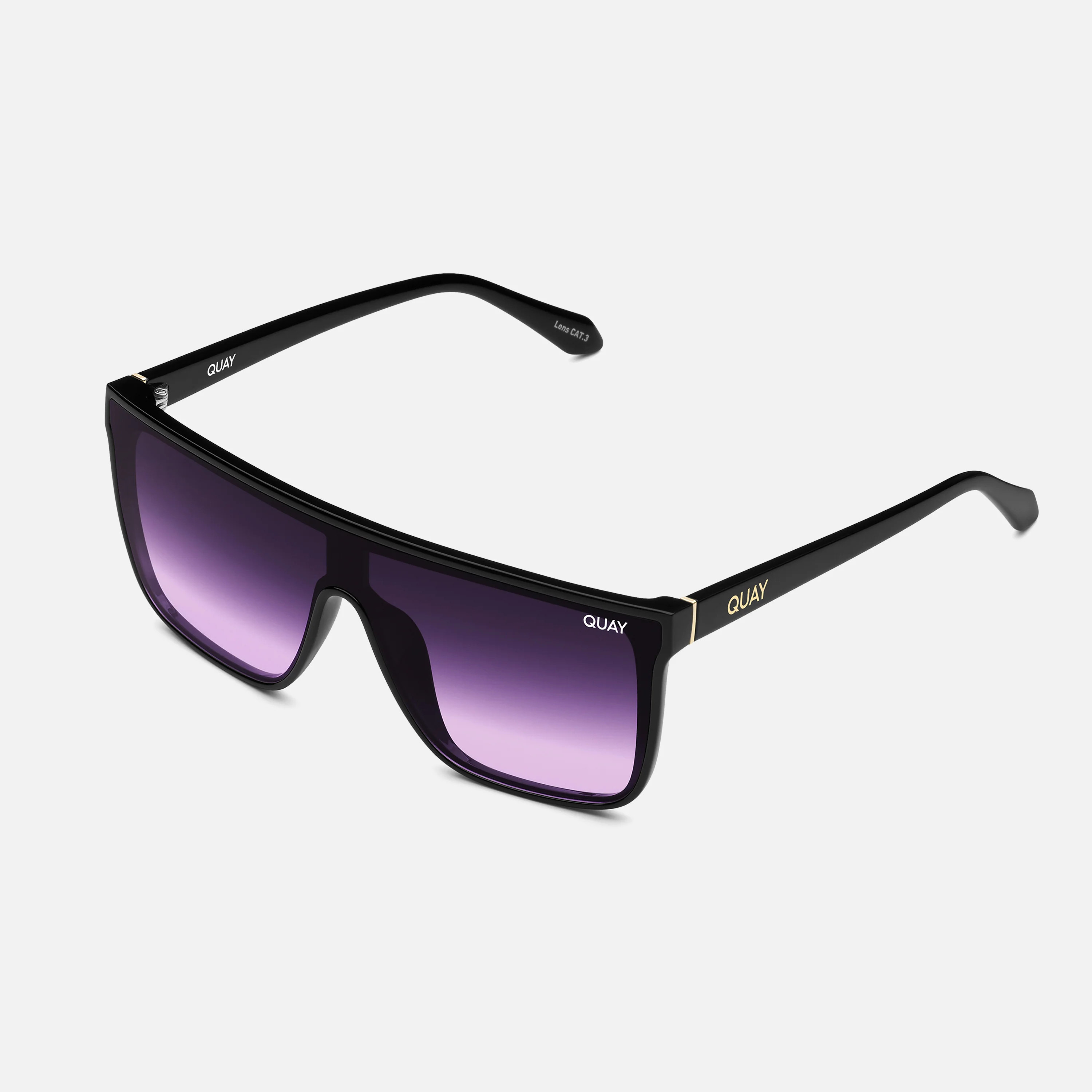NIGHTFALL MEDIUM - BLACK/BLACK PURPLE FADE | Quay Australia