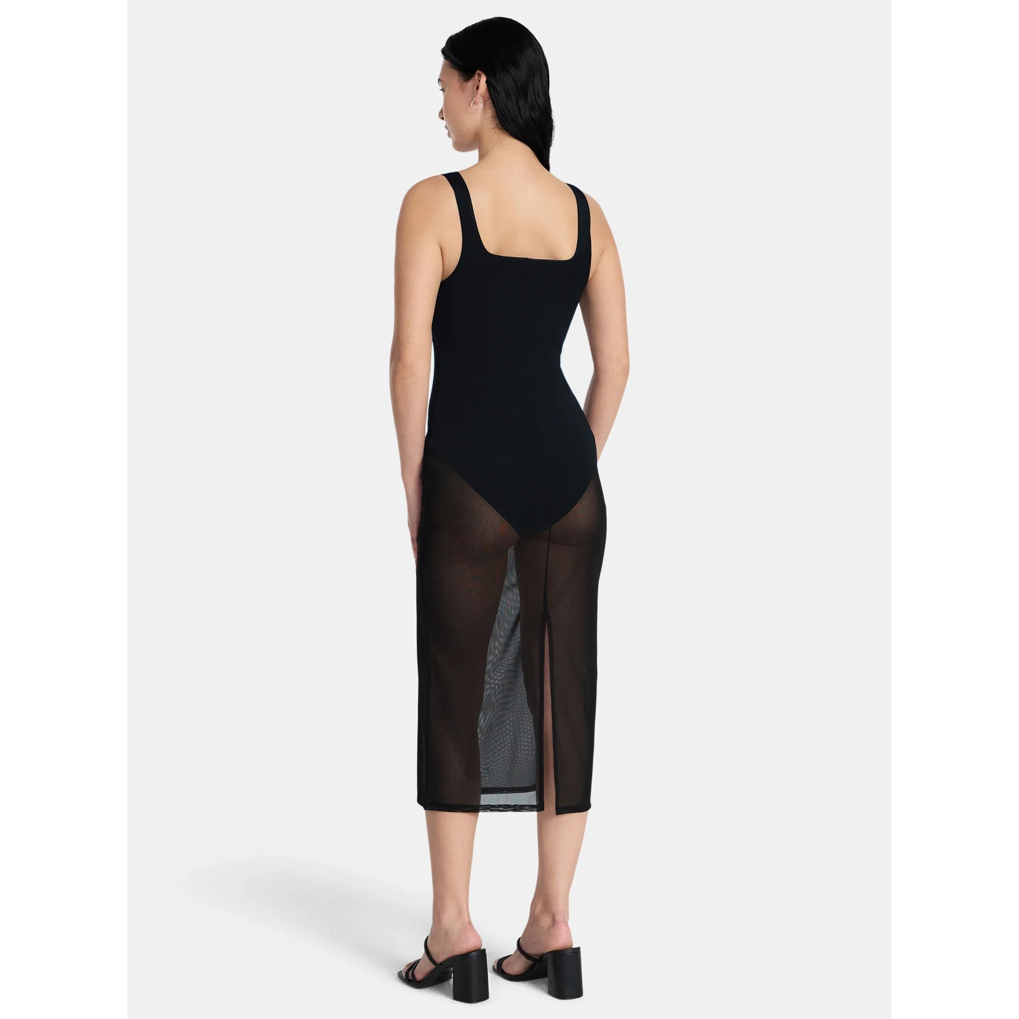 Madden NYC Women’s Mesh Midi Dress, Sizes XXS-XXL - Walmart.com | Walmart (US)