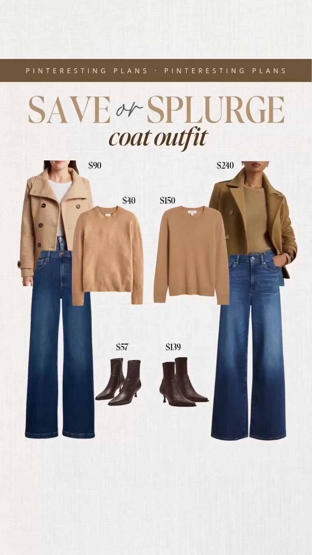 Save or splurge coat outfit 🙌🏻🙌🏻

#LTKShoeCrush #LTKStyleTip 

#LTKCyberWeek 

 

Follow my LTK @pinterestingplans on the @shop.LTK app to view this post and get my exclusive app-only content!

#liketkit #LTKSeasonal #LTKootd #LTKSeasonal #LTKHoliday #LTKootd #LTKSeasonal #LTKootd #LTKdayinmylife #LTKSeasonal

#LTKSeasonal #LTKootd

#LTKSeasonal #LTKWorkwear #LTKFindsUnder100

#LTKWorkwear #LTKFindsUnder100 #LTKootd