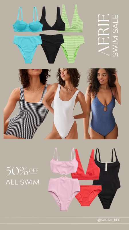 Swim Sale! One-pieces, Bikinis

#LTKfindsunder50 #LTKsalealert #LTKswim