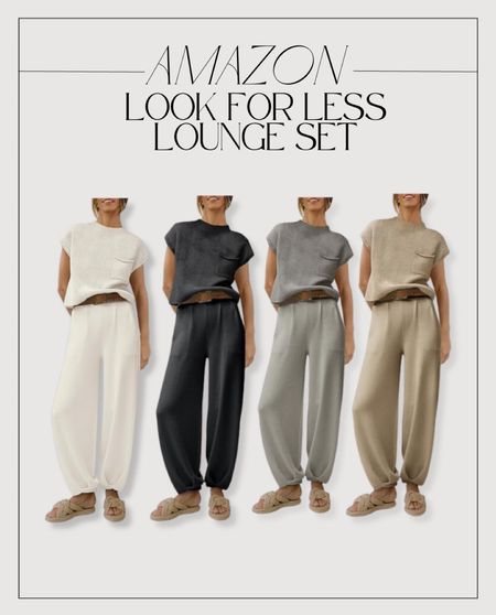 Amazon: LOOK FOR LESS LOUNGE SET
—
Free people dupe, affordable fashion, fall lookbook, outfit inspo, fall wardrobe, comfortable clothing, Amazon prime, loungewear, neutral