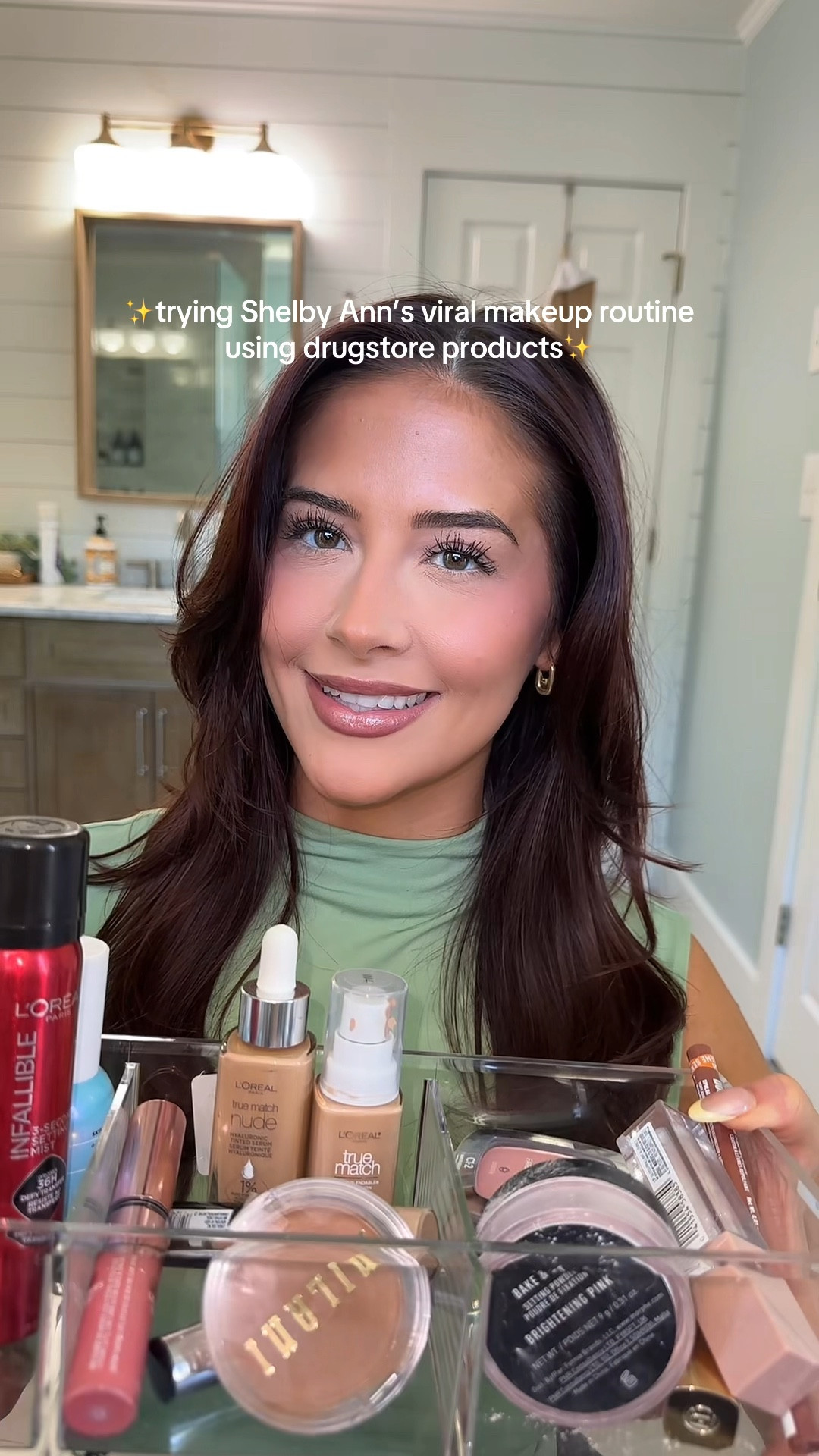 VIRAL FLAWLESS MAKEUP ROUTINE USING DRUGSTORE PRODUCTS 

#LTKBeauty #LTKFindsUnder50