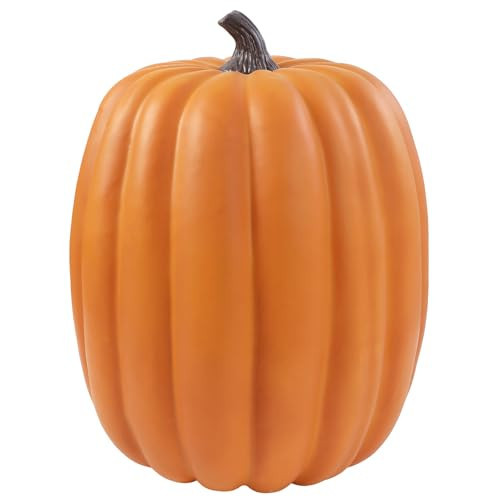 Lcuasc Large Tall Artificial Pumpkin for Outdoor,Deep Orange | Amazon (US)