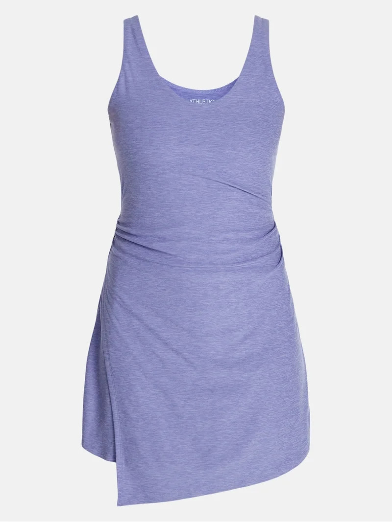 Athletic Works Women's and Women's Plus ButterCore Wrap Dress, Sizes XS-4X | Walmart (US)