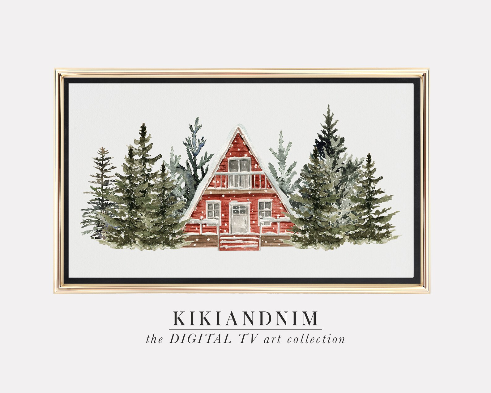 Christmas Frame Tv Art Samsung Frame Tv Art Farmhouse - Etsy | Etsy (US)