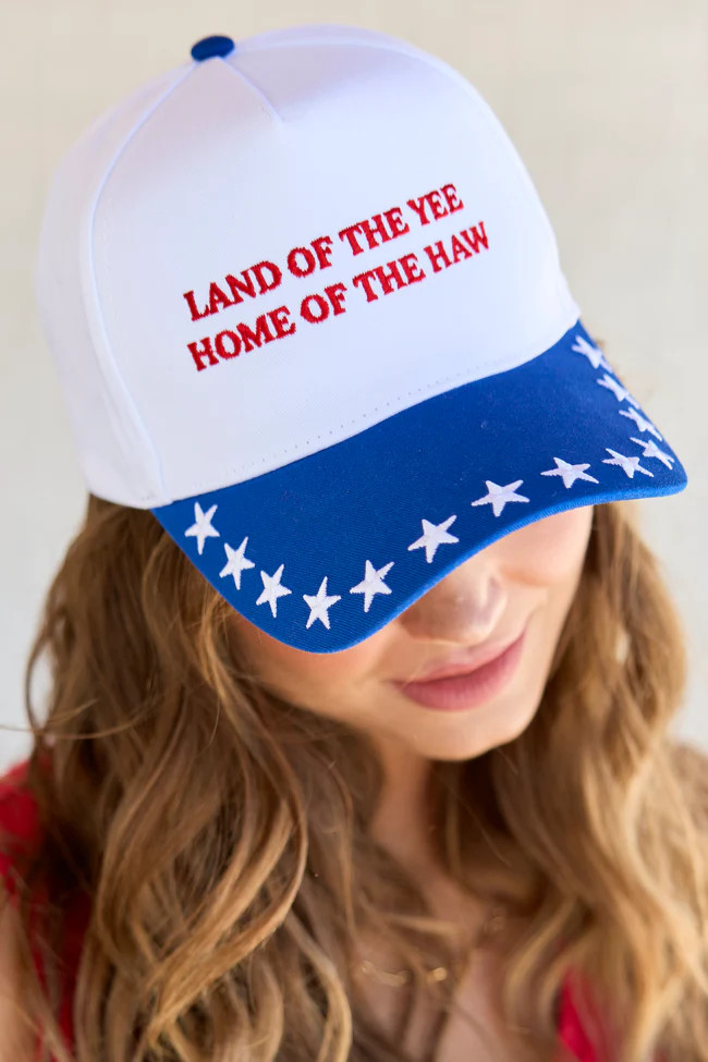 Land Of The Yee Home Of The Haw Trucker Hat | Pink Lily