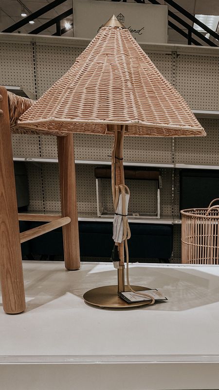 Studio McGee gold table lamp with rattan shade, Target, lighting, lamp

#LTKhome #LTKunder100