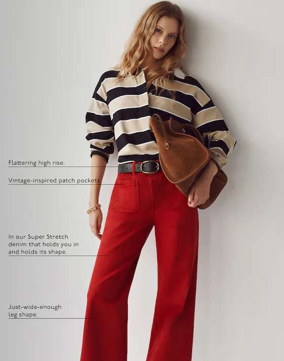 The Emmy Wide-Leg Pant | Madewell