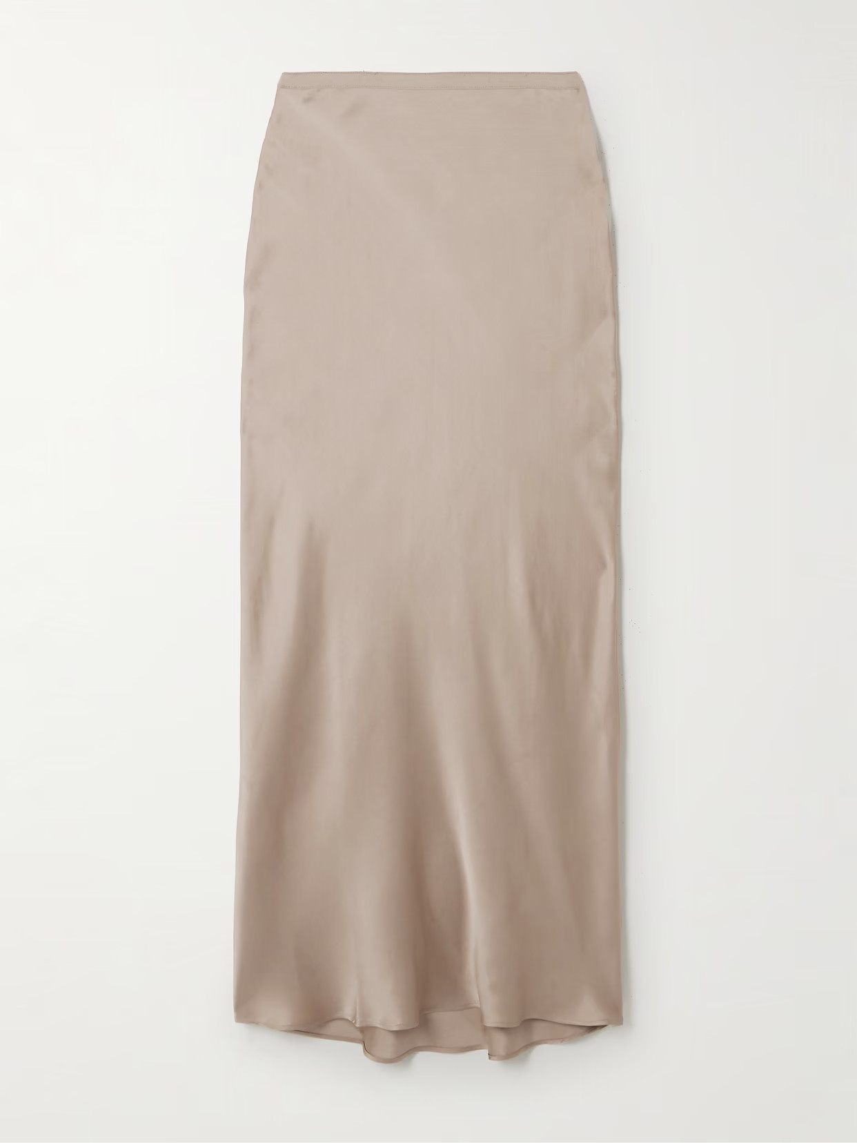 Anine Bing - Bar Silk Maxi Skirt - Brown | NET-A-PORTER (US)