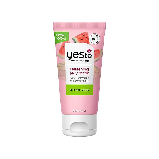 Yes To Watermelon Refreshing Jelly Mask, Quenching Lightweight Gel Mask That Helps Soften & Light... | Amazon (US)