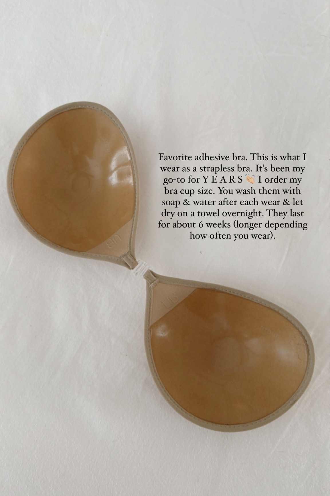 My #1 go-to for a strapless bra! You can get so much wear out of these for under $20! 

Loverly Grey, Sticky Bra, Adhesive, Target 

#LTKfindsunder50 #LTKbeauty #LTKSeasonal