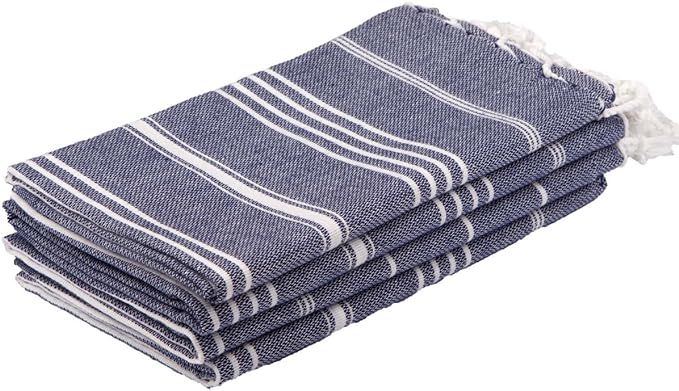 Clotho Turkish Hand Towels Set of 4 for Decorative Bathroom | Kitchen Towels and Dishcloths Sets ... | Amazon (US)