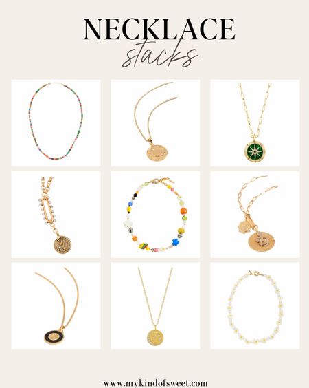 I love a good necklace stack lately. Here are some of my favorites to layer.

#LTKstyletip