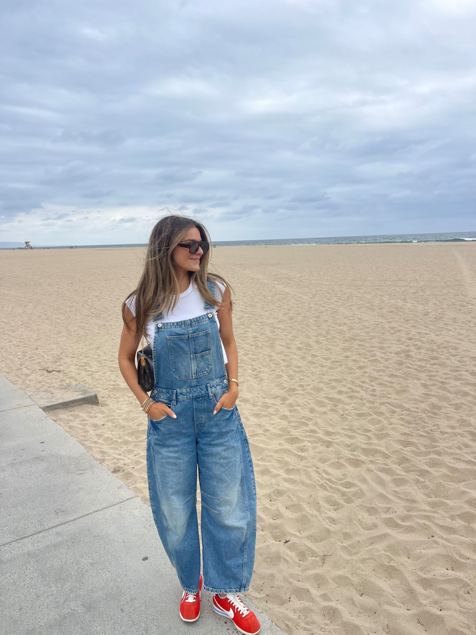 Barrel overalls! Wearing size SMALL!