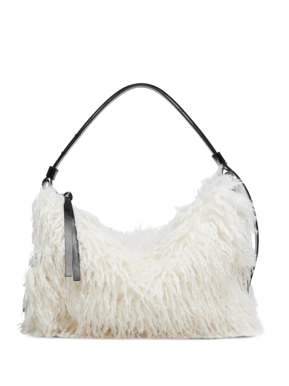Marc Jacobs Scene large shoulder bag in grunge fur - White | Farfetch Global