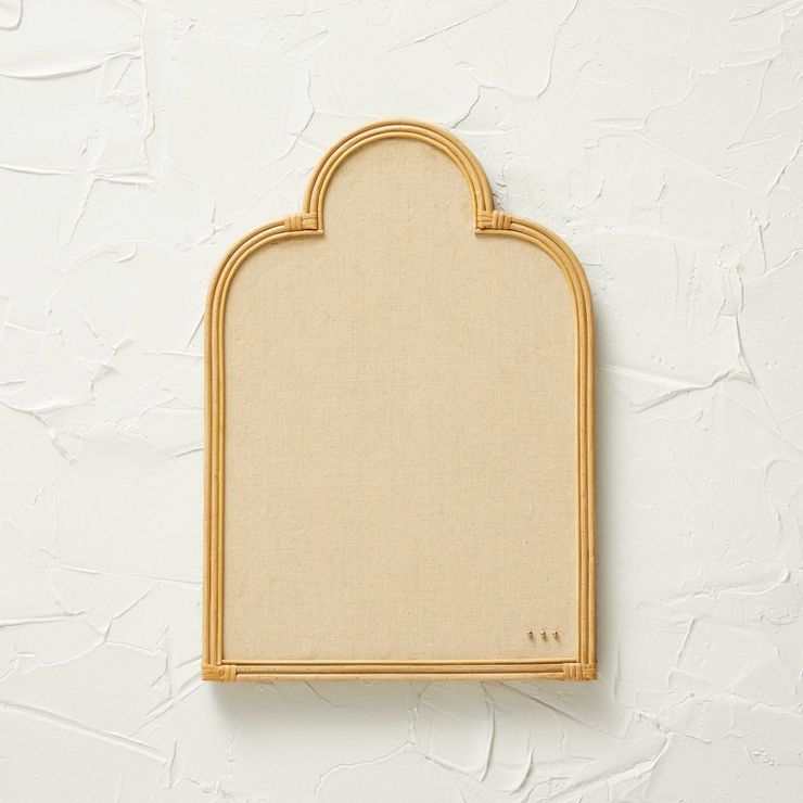 14" x 20" Pinboard with 3 Pushpins Brown - Opalhouse™ designed with Jungalow™ | Target